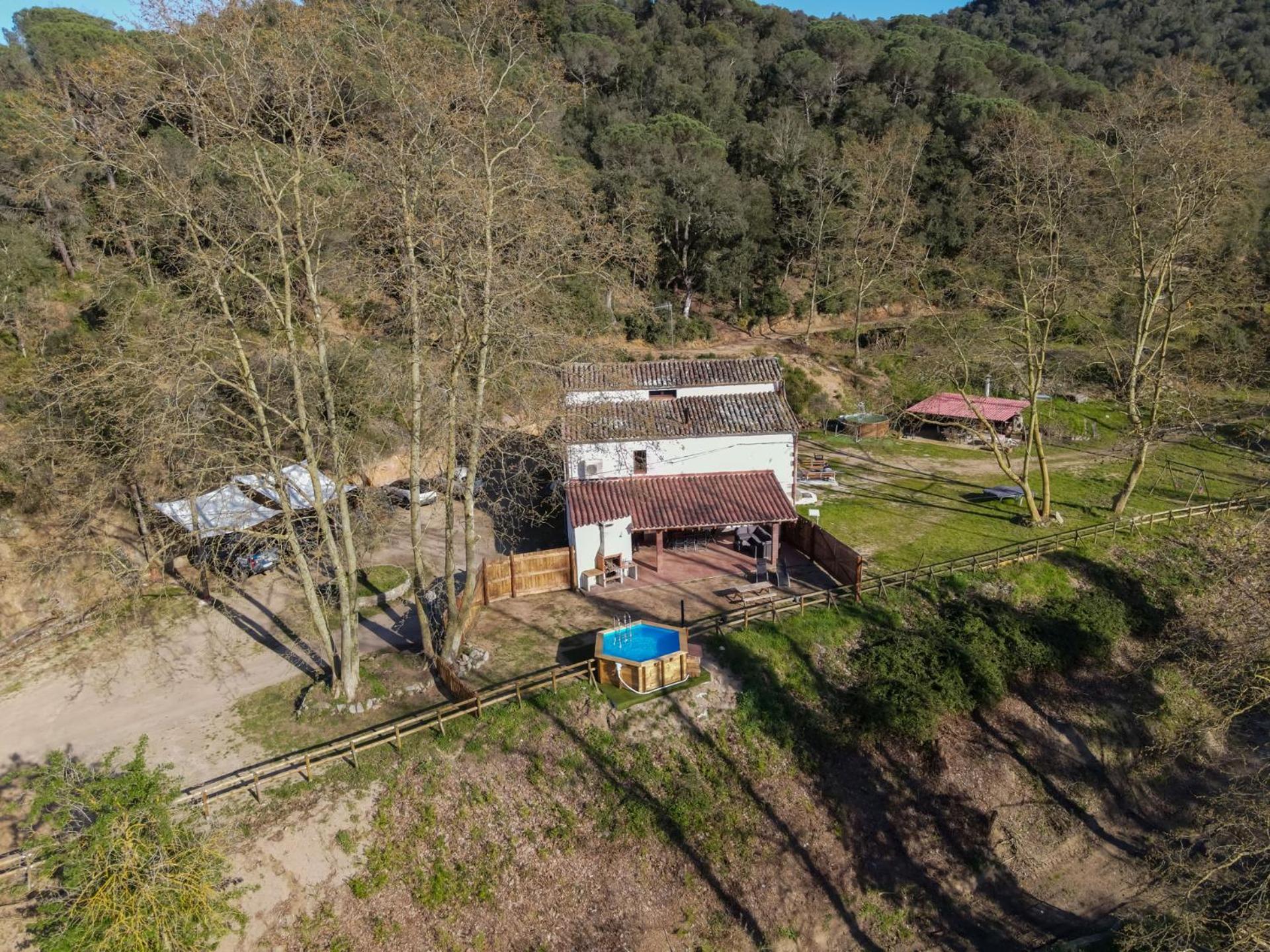 Casa Rural Can Ricos - El Mirador Del Montseny Vallgorguina Exterior foto
